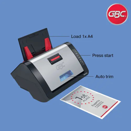 GBC 4410076 laminador Laminadora térmica 500 mm/min Negro, Rojo (3)