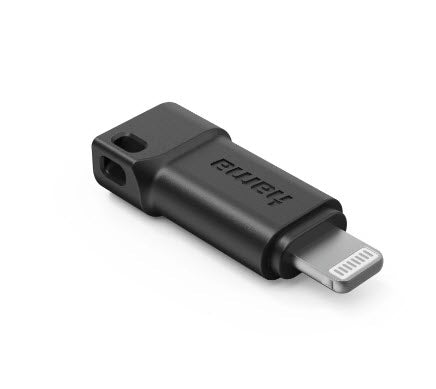 Hama 00201734 cable de conector Lightning Negro