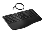 HP 485 Comfort Wired Keyboard teclado Oficina USB Negro (3)