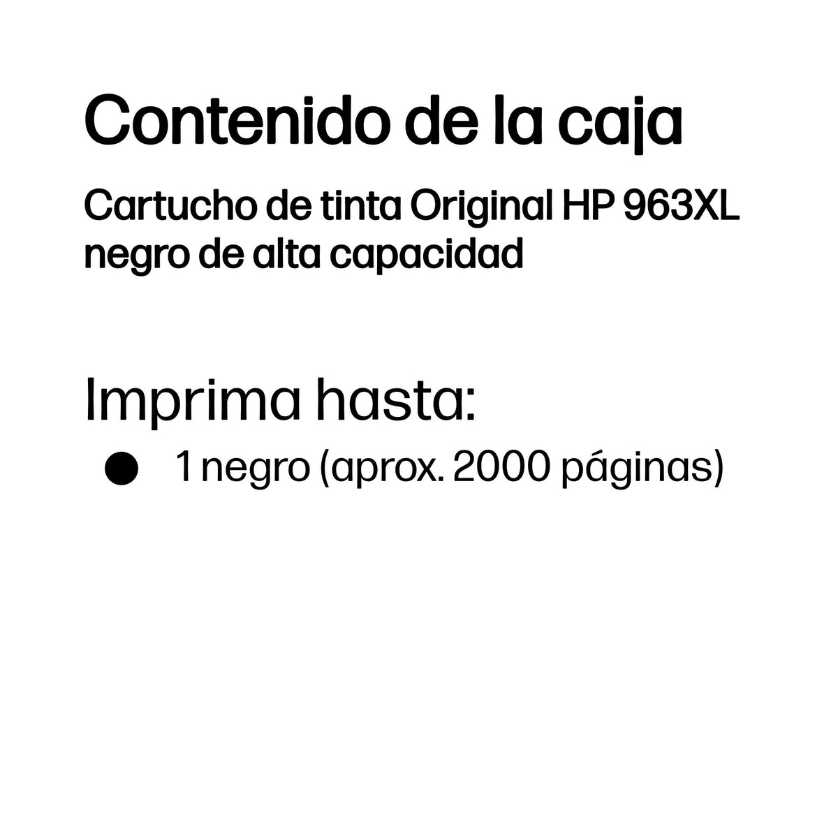 HP 963XL High Yield Black Original Ink Cartridge cartucho de tinta 1 pieza(s) Alto rendimiento (XL) (4)