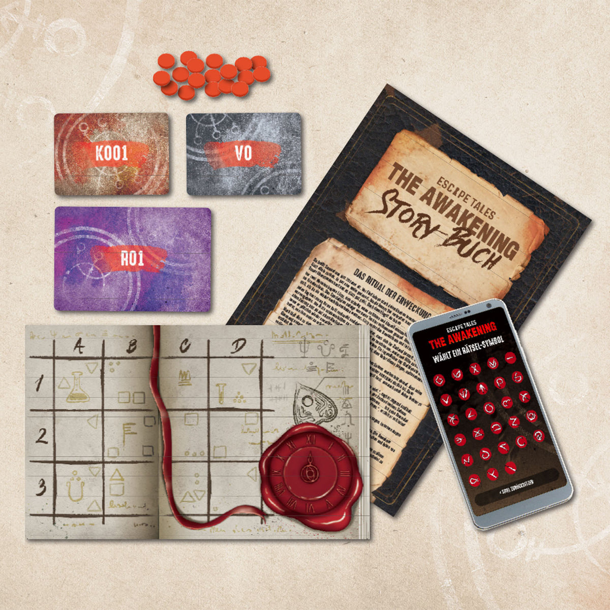 Kosmos Escape Tales: The Awakening Juego de mesa Deducción