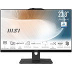 MSI Modern AM242P 1M-1225EU Intel Core 3 100U 60,5 cm (23.8") 1920 x 1080 Pixeles PC todo en uno 8 GB DDR5-SDRAM 256 GB SSD Windows 11 Pro Wi-Fi 6E (802.11ax) Negro (2)