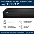 HP Poly 99T18AA - Sin cable de alimentación, sistema de videoconferencia