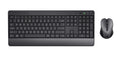 Trust TKM-45 teclado Ratón incluido Hogar / Oficina RF inalámbrico QWERTY Nórdico Negro