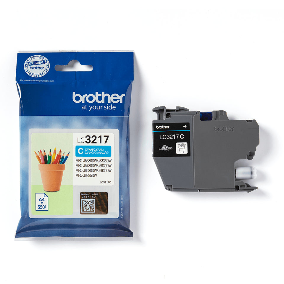 Brother LC3217C cartucho de tinta 1 pieza(s) Original Cian (4)