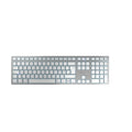 CHERRY KW 9100 SLIM FOR MAC teclado Universal USB + Bluetooth QWERTY Inglés Plata