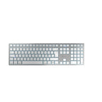 CHERRY KW 9100 SLIM FOR MAC teclado Universal USB + Bluetooth QWERTY Inglés Plata