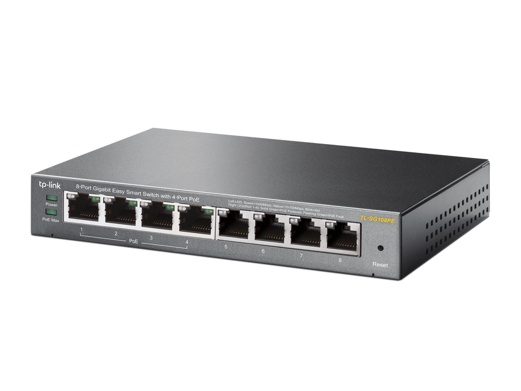 TP-Link TL-SG108PE Gestionado L2 Gigabit Ethernet