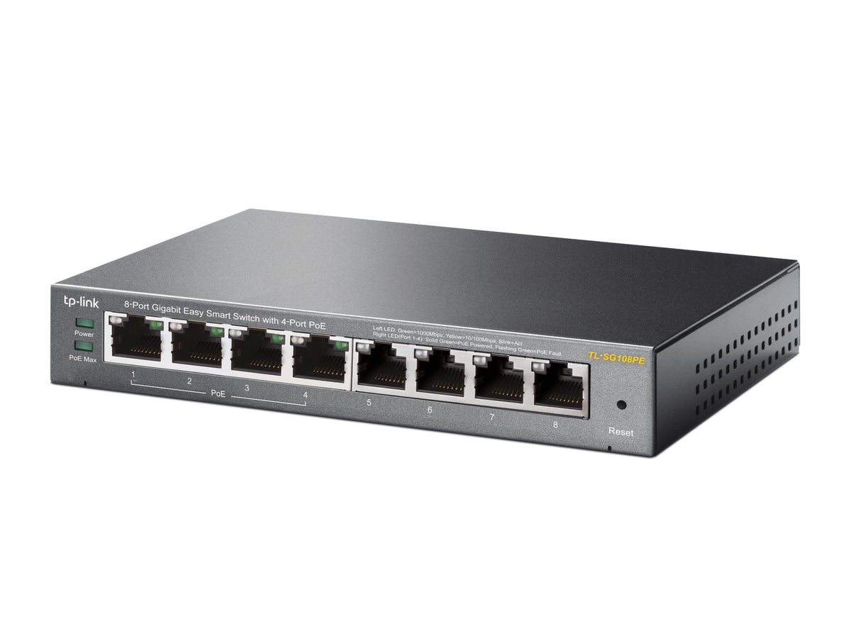 TP-Link TL-SG108PE Gestionado L2 Gigabit Ethernet