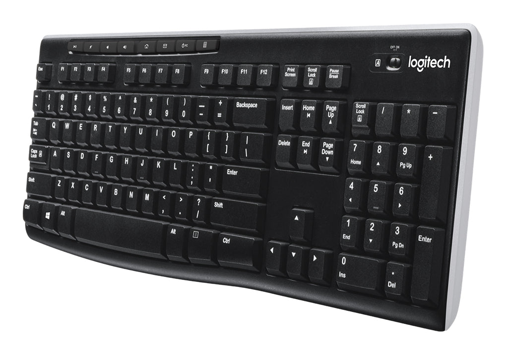 Logitech K270 teclado RF inalámbrico QWERTZ Alemán Negro (3)