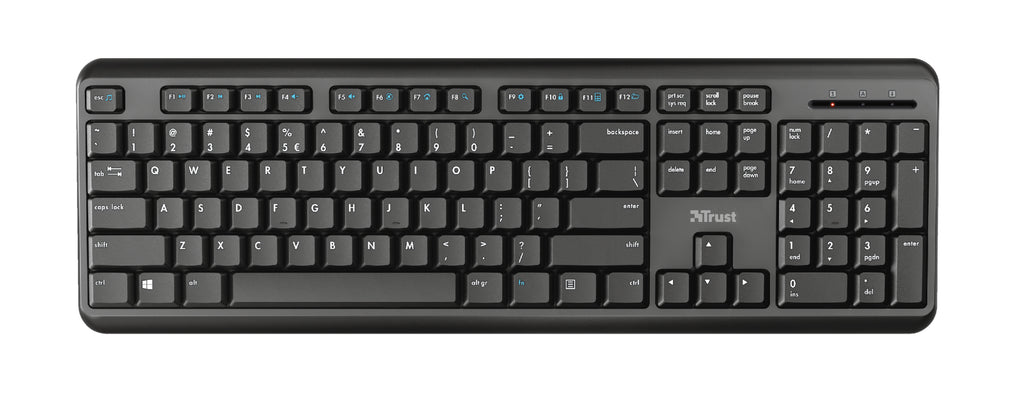 Trust TK-350 teclado Universal RF inalámbrico QWERTY Inglés del Reino Unido Negro (2)