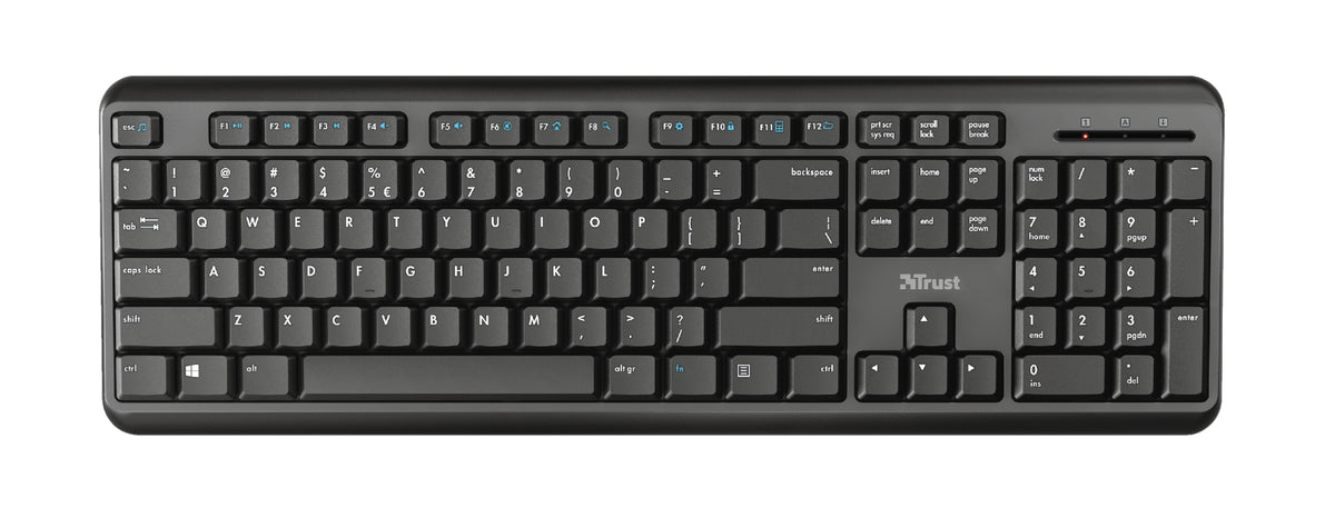 Trust TK-350 teclado Universal RF inalámbrico QWERTY Inglés del Reino Unido Negro (2)