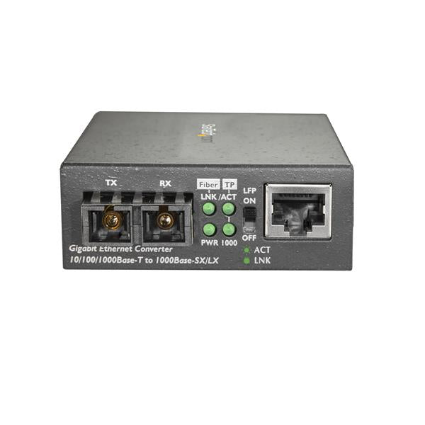 StarTech.com MCMGBSCSM10 convertidor de medio 1000 Mbit/s Negro (3)