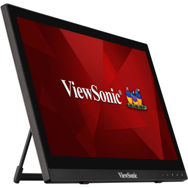 Viewsonic TD1630-3 pantalla para PC 39,6 cm (15.6") 1366 x 768 Pixeles HD LCD Pantalla táctil Multi-usuario Negro (3)