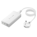 j5create JUP37185W-FN cargador de dispositivo móvil Universal Blanco Corriente alterna Carga rápida Interior
