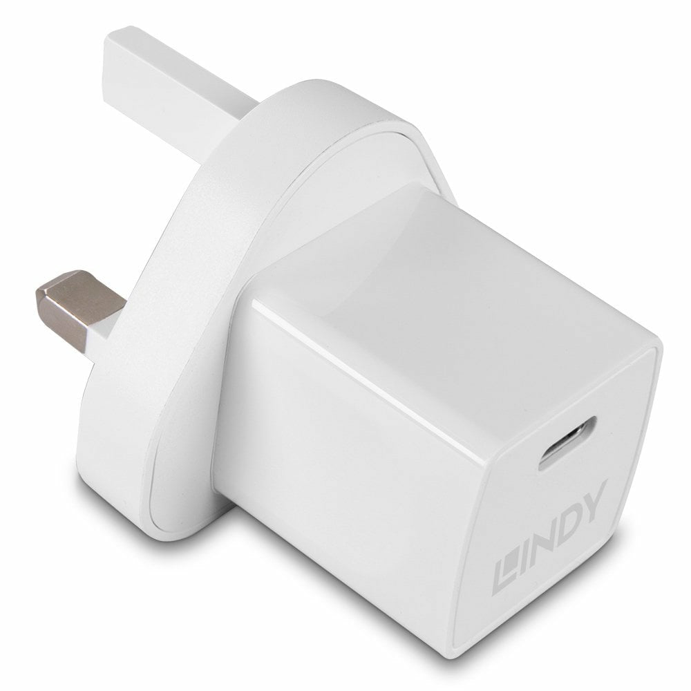 Lindy 73411 cargador de dispositivo móvil Universal Blanco Corriente alterna Carga rápida Interior