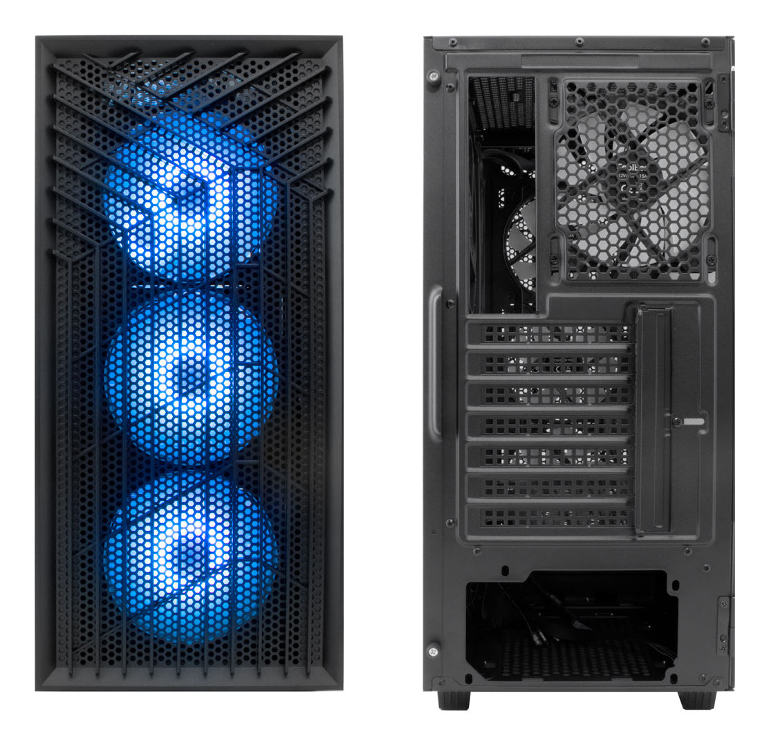 CoolBox PC Gaming GA300 Grid Line Torre Negro (3)