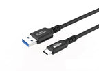 Microconnect USB3.2AC015 cable USB USB 3.2 Gen 2 (3.1 Gen 2) 0,15 m USB C USB A 60 W Negro (5)