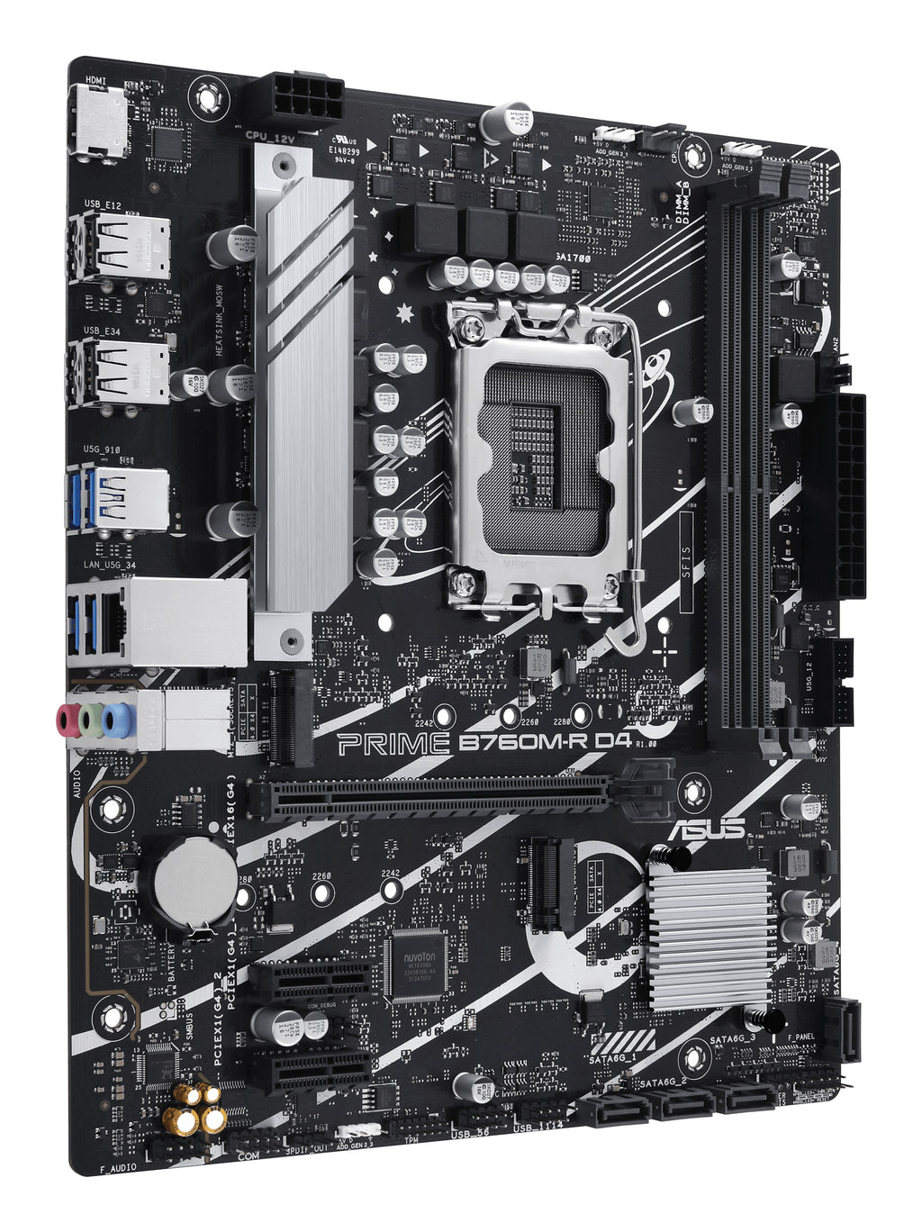 ASUS PRIME B760M-R D4 Intel B760 LGA 1700 micro ATX (4)