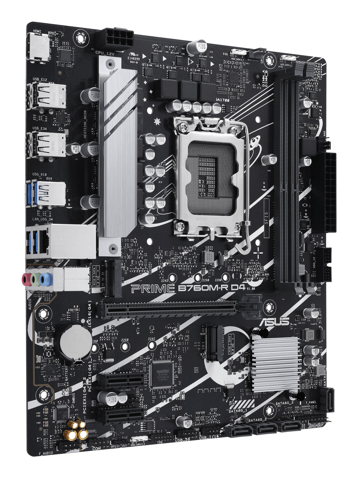 ASUS PRIME B760M-R D4 Intel B760 LGA 1700 micro ATX (4)