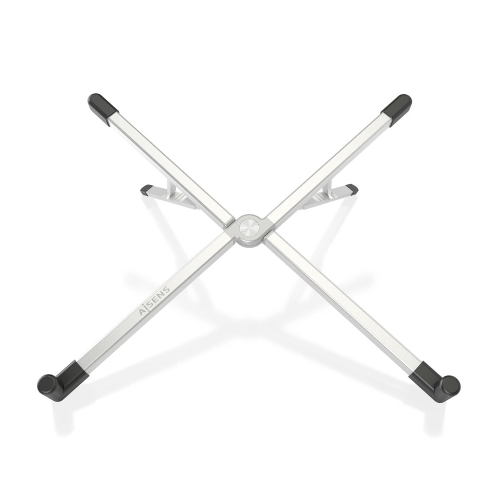 AISENS LPS4M-461 soporte para ordenador portátil Soporte para ordenador portátil y tableta Plata 38,1 cm (15") (3)