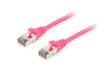 Equip 606903 cable de red Rosa 1 m Cat6a S/FTP (S-STP) Alrededor