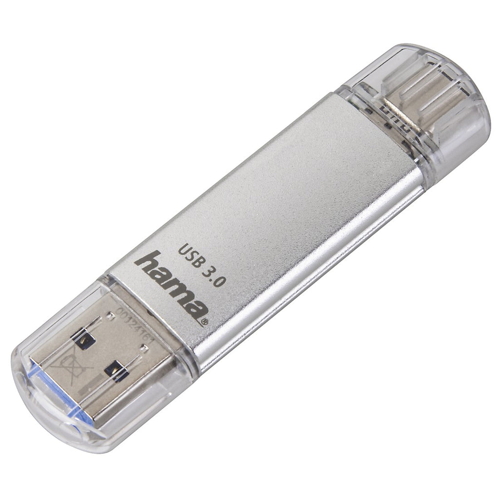 Hama C-Laeta unidad flash USB 64 GB USB Type-A / USB Type-C 3.2 Gen 1 (3.1 Gen 1) Plata