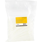 StarTech.com CBMZT8NK presilla Brida reutilizable Nylon, Plástico Blanco 1000 pieza(s) (6)