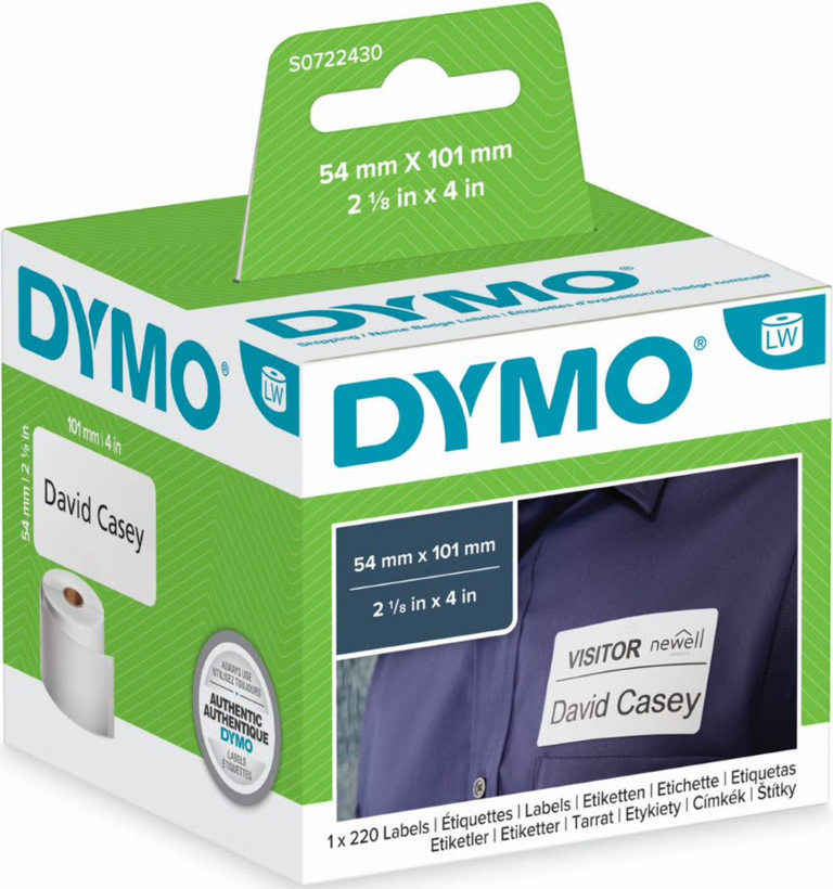 Etiquetas envío Dymo 54x101mm blanco