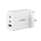 j5create JUP3365F-FN cargador de dispositivo móvil Auriculares, Ordenador portátil, Teléfono móvil, Portátil, Consola de juegos portátil, Reloj inteligente, Tableta Blanco Corriente alterna Carga rápida Interior (2)