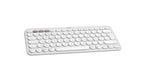 Logitech Pebble Keys 2 K380s teclado Universal Bluetooth QWERTZ Alemán Blanco