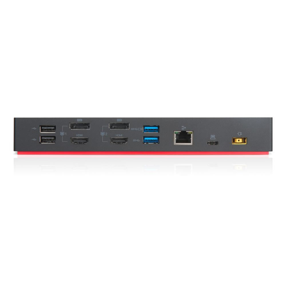 Lenovo ThinkPad Hybrid USB-C with USB-A Dock Alámbrico USB 3.2 Gen 2 (3.1 Gen 2) Type-C Negro (4)