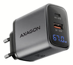 Axagon ACU-PQ67D cargador de dispositivo móvil Universal Negro, Gris Corriente alterna Carga rápida Interior
