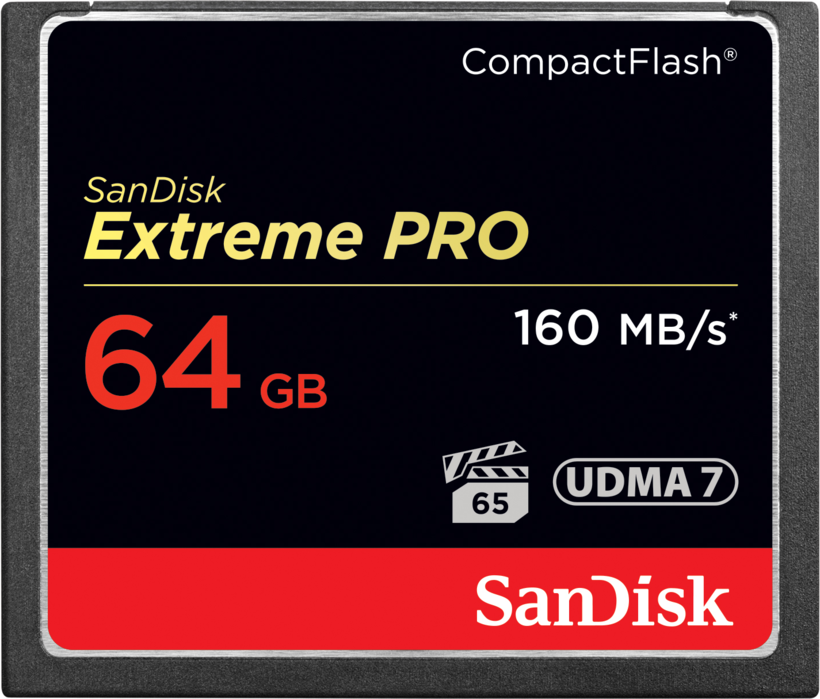 SanDisk Extreme Pro, Tarjeta de memoria flash, 64GB (SDCFXPS-064G-X46)
