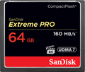 SanDisk Extreme Pro, Tarjeta de memoria flash, 64GB (SDCFXPS-064G-X46)