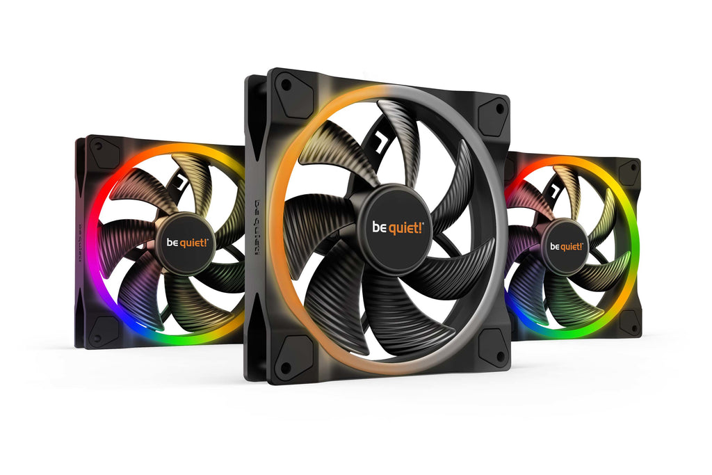 be quiet! Light Wings | 140mm PWM Triple Pack Carcasa del ordenador Ventilador 14 cm Negro 1 pieza(s)