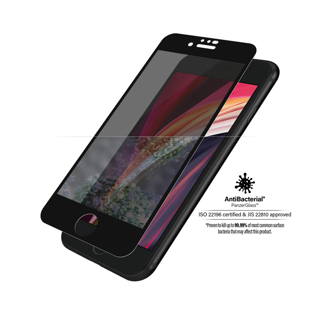 PanzerGlass ® Privacy Screen Protector iPhone SE (2020/2022) | 8 | 7 | 6 | 6s | Edge-to-Edge Protector de pantalla Apple 1 pieza(s)