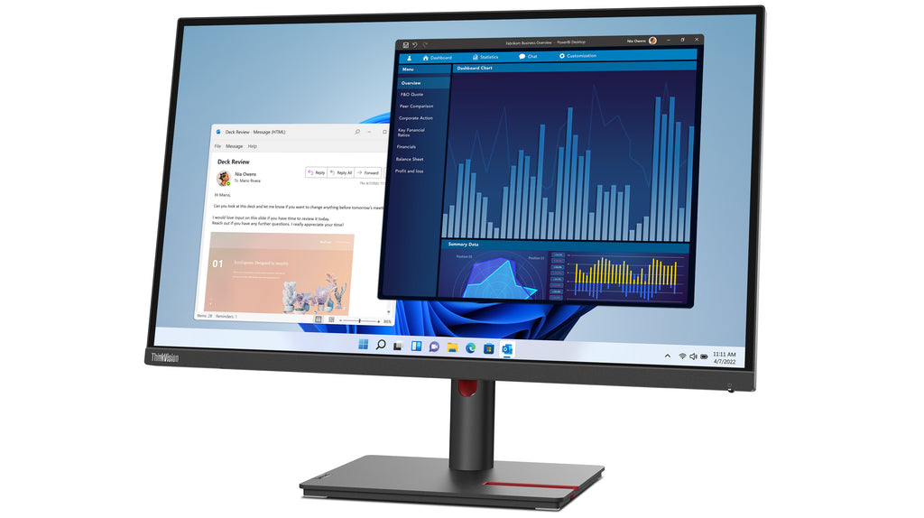 Lenovo ThinkVision T27p-30 pantalla para PC 68,6 cm (27") 3840 x 2160 Pixeles 4K Ultra HD LED Negro (9)
