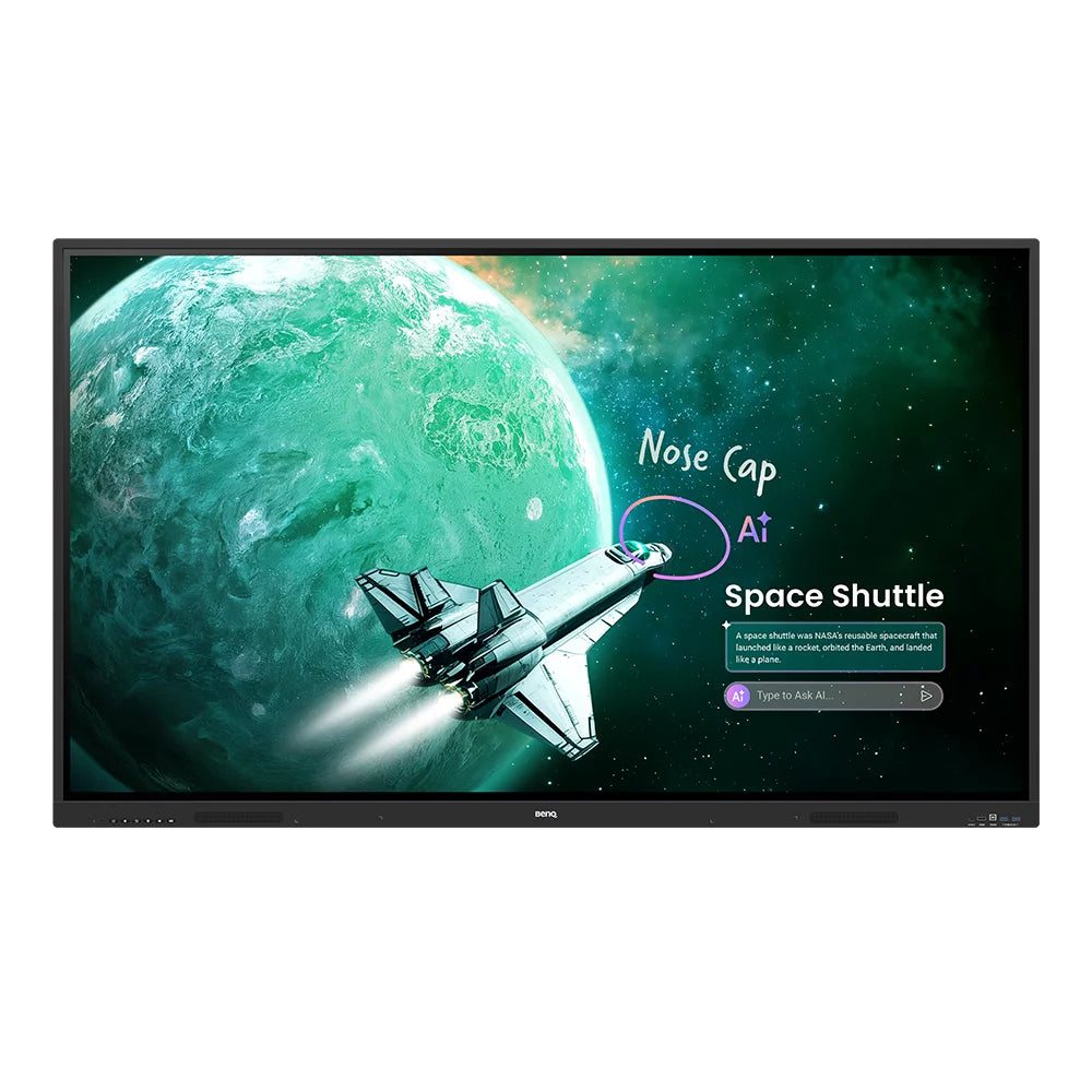 BenQ RE8605A pizarra blanca interactiva 2,18 m (86") 3840 x 2160 Pixeles Pantalla táctil Negro USB