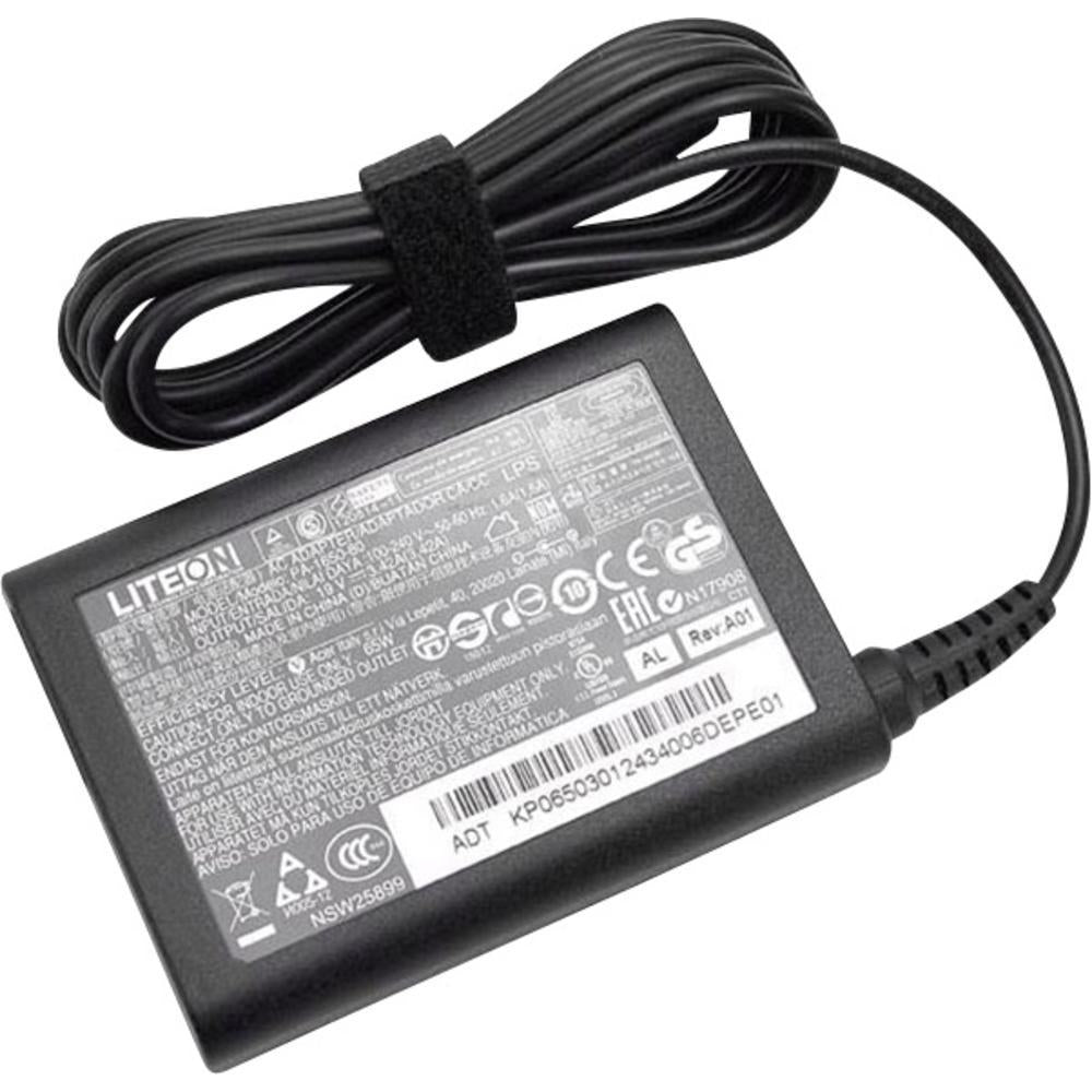 Acer AC Adaptor 65W adaptador e inversor de corriente Interior Negro (2)