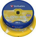 Verbatim DVD+RW 4,7 GB 4x SP (25) (2)
