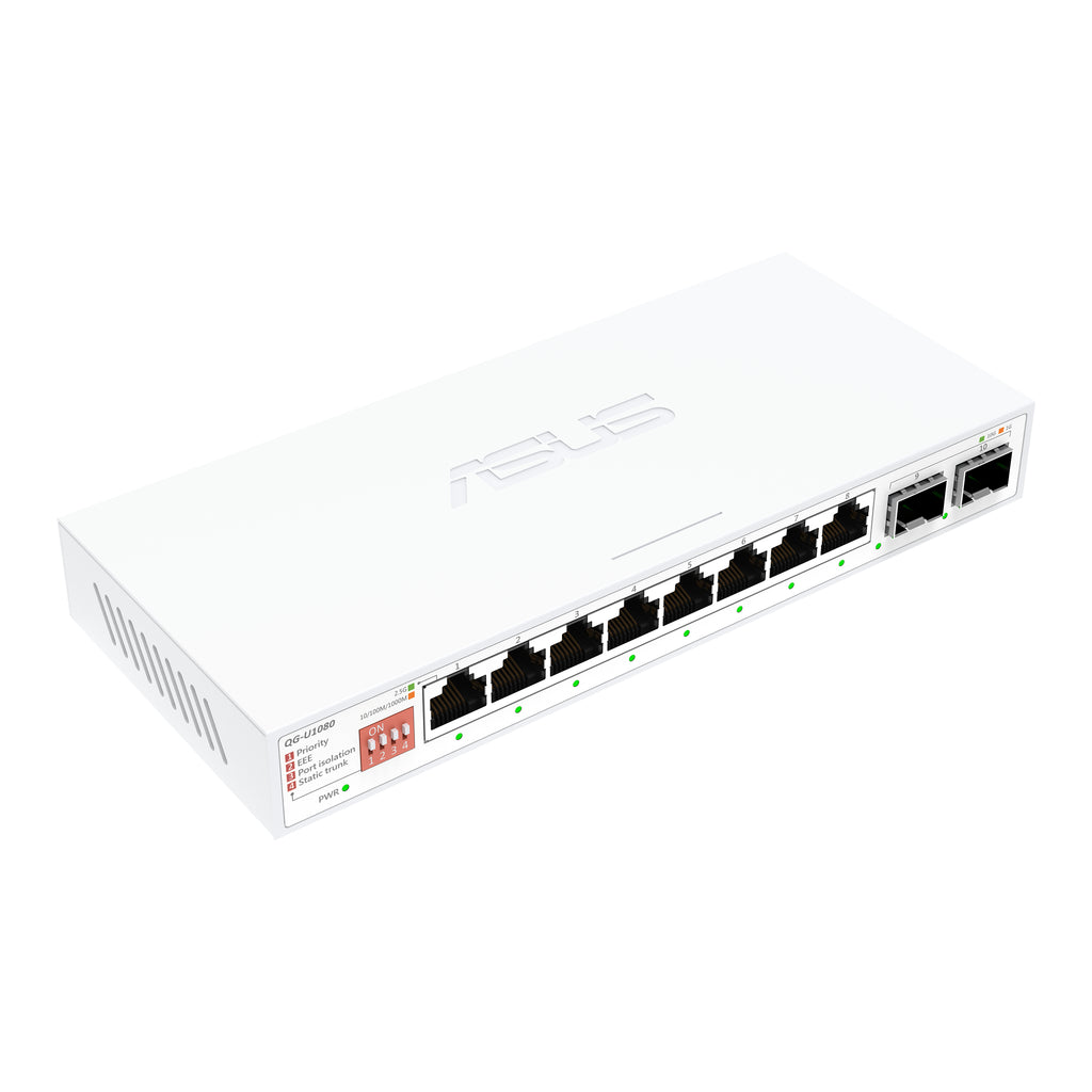 ASUS QG-U1080 No administrado 2.5G Ethernet (100/1000/2500) Blanco (4)