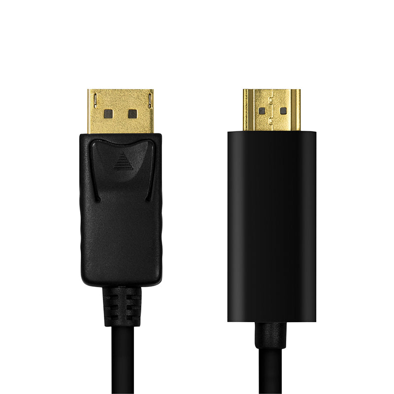 LogiLink CV0128 adaptador de cable de vídeo 3 m DisplayPort HDMI tipo A (Estándar) Negro (3)