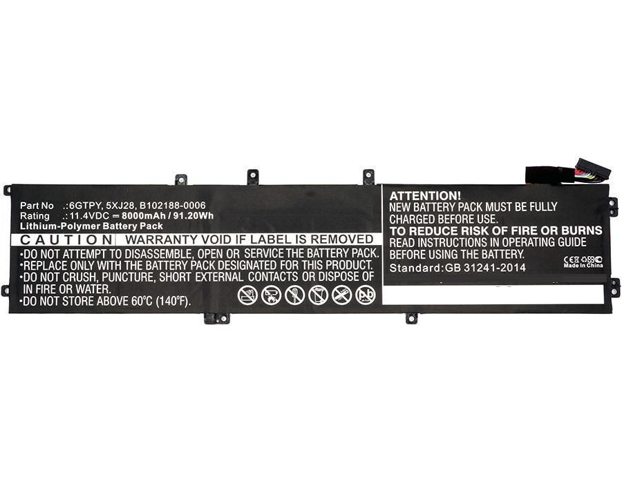 CoreParts MBXDE-BA0090 refacción para laptop Batería (2)