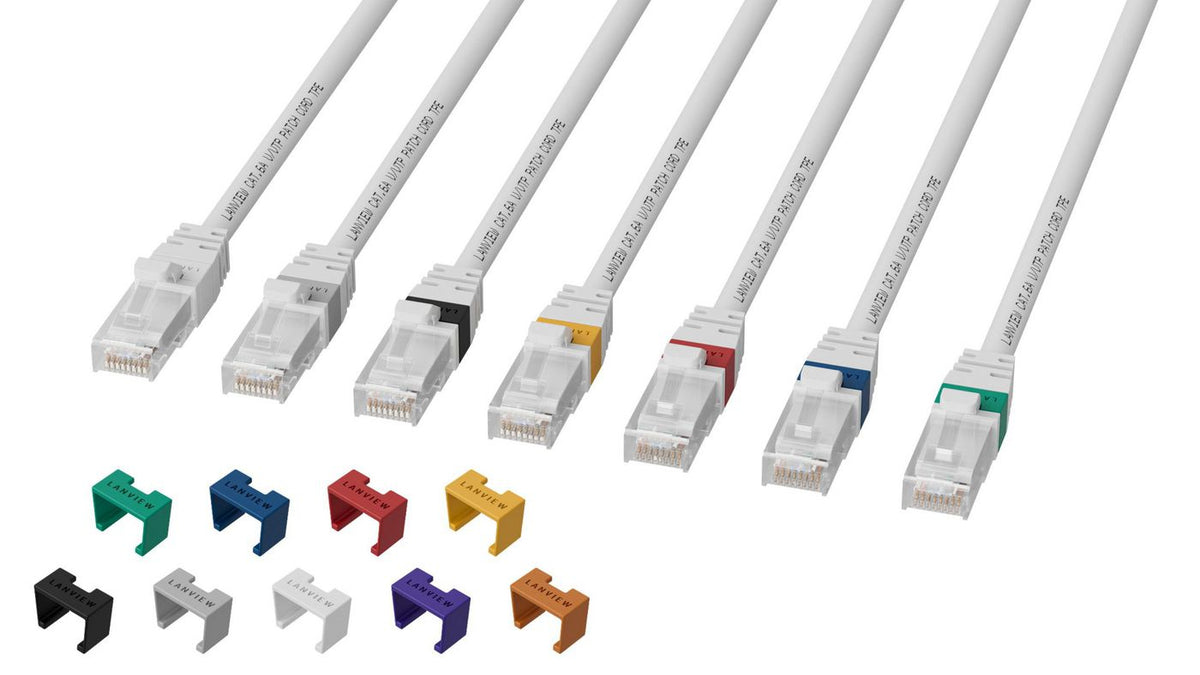 Lanview LV-UTP6A005W cable de red Blanco 0,5 m Cat6a U/UTP (UTP) (4)