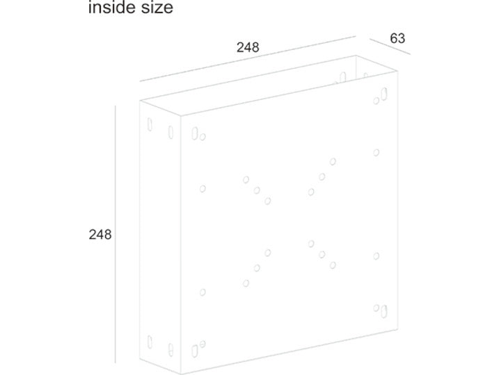 Multibrackets 5514 soporte de CPU Peana para monitor Negro (3)