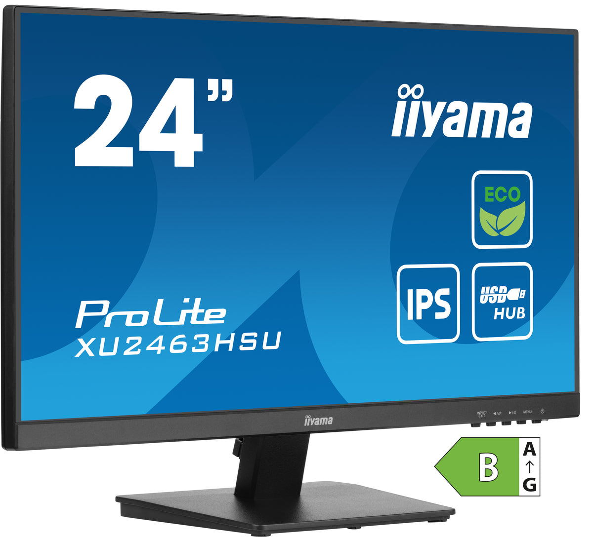 iiyama ProLite XU2463HSU-B1 pantalla para PC 60,5 cm (23.8") 1920 x 1080 Pixeles Full HD LED Negro (2)