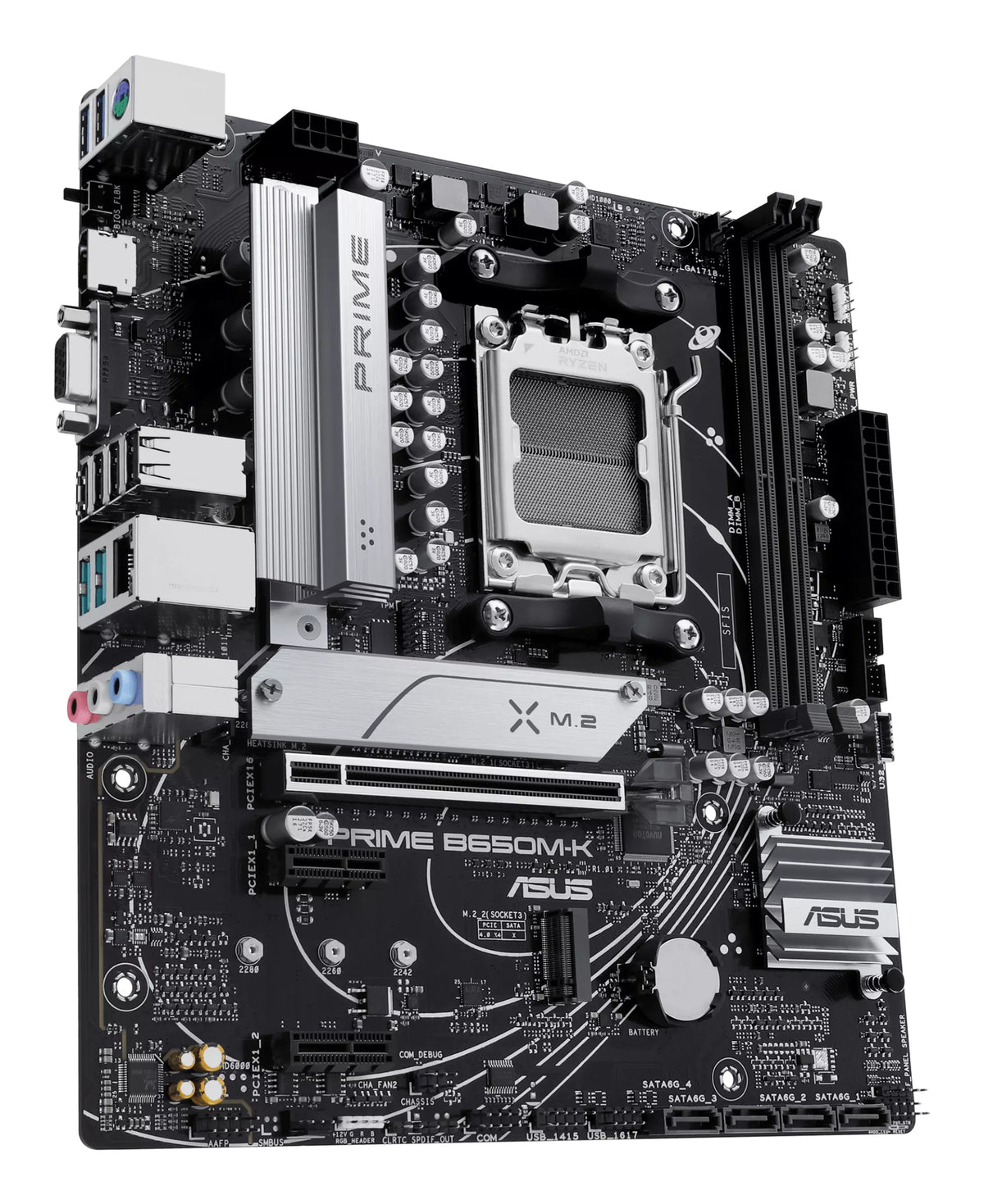 ASUS PRIME B650M-K AMD B650 Zócalo AM5 micro ATX (5)