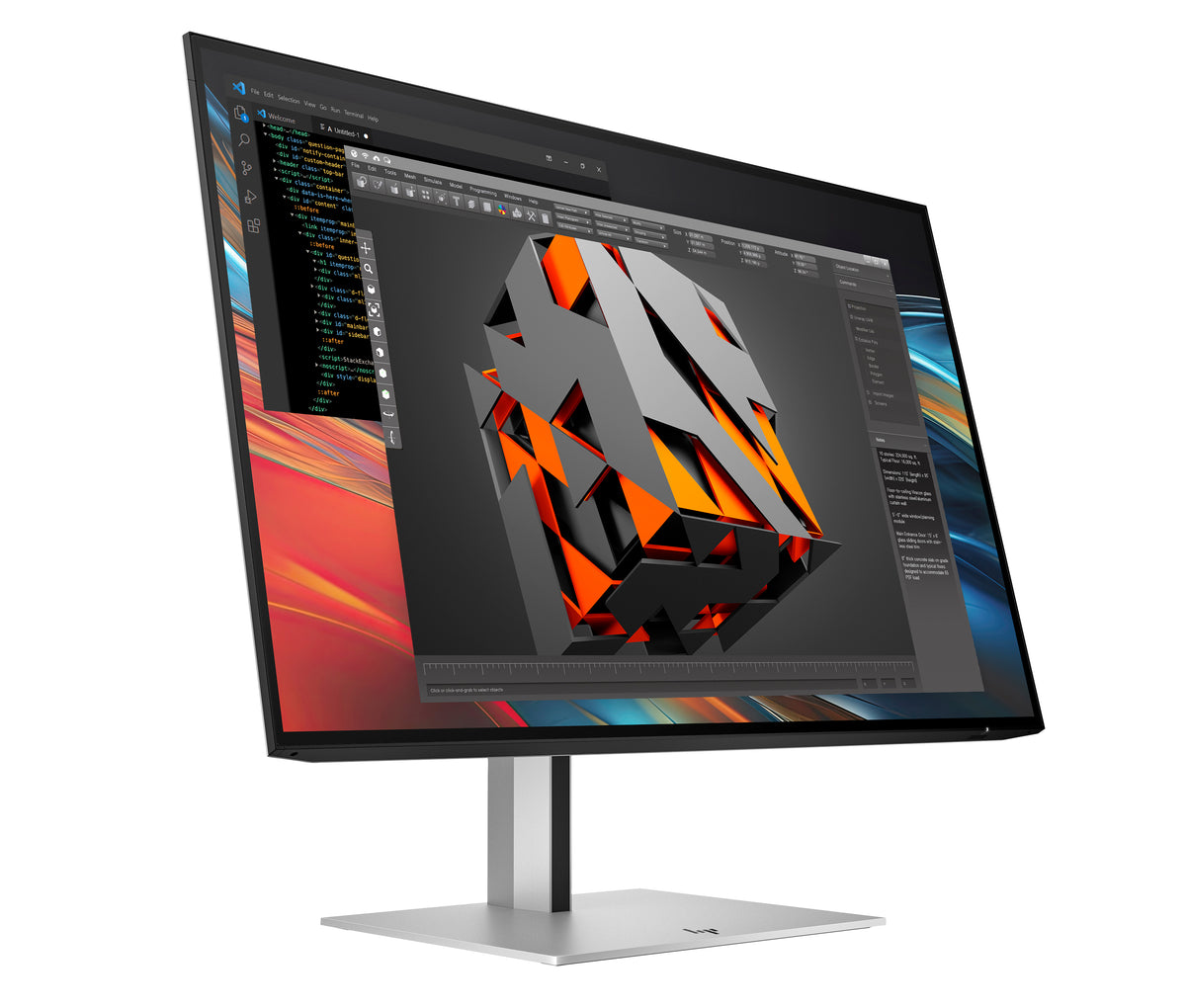 HP Series 7 Pro 724pn pantalla para PC 61 cm (24") 1920 x 1200 Pixeles LCD Plata (3)