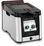Tefal Clear Duo FR600D Sencillo 0,65 L Independiente 2000 W Freidora Negro, Acero inoxidable (2)